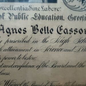 Vintage Style Wall Art with Script Design